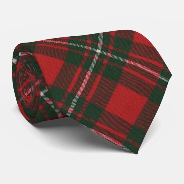 MacGregor Modern Original Scottish Tartan Neck Tie (Rolled)