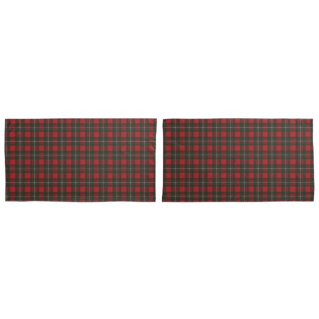 MacGregor Modern Original Scottish Tartan Pillow Case (Front-Set)