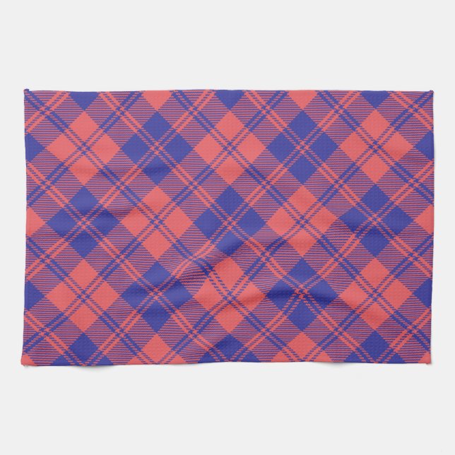 MacGregor of Glengyle Clan Scottish Tartan Plaid Kitchen Towel (Horizontal)