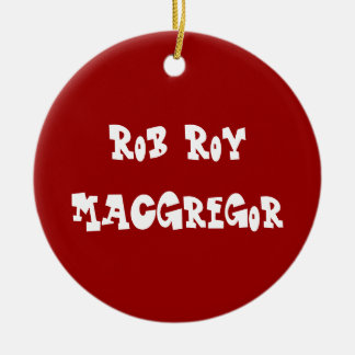MacGregor Ornament Edit name