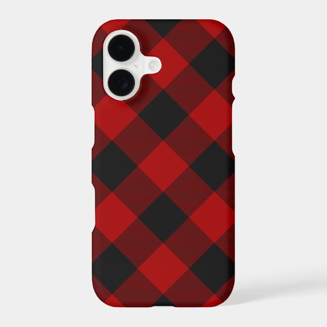 MacGregor | Rob Roy | Buffalo Plaid Red Tartan Case-Mate iPhone Case (Back)