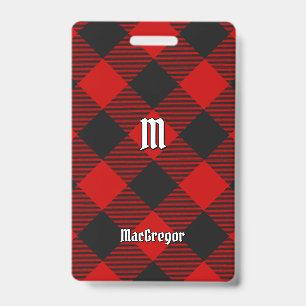 MacGregor Rob Roy Tartan Badge
