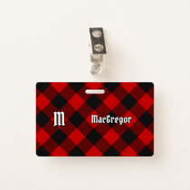 MacGregor Rob Roy Tartan Badge