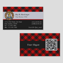 MacGregor Rob Roy Tartan Business Card