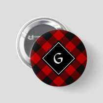 MacGregor Rob Roy Tartan Button