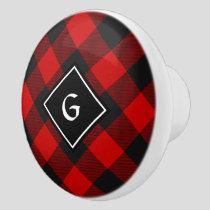 MacGregor Rob Roy Tartan Ceramic Knob