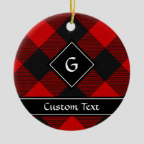 MacGregor Rob Roy Tartan Ceramic Ornament
