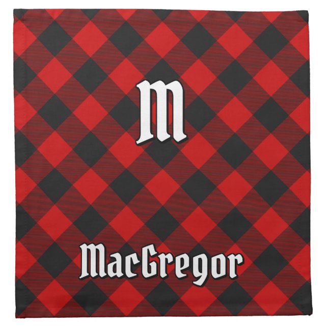 MacGregor Rob Roy Tartan Cloth Napkin (Front)