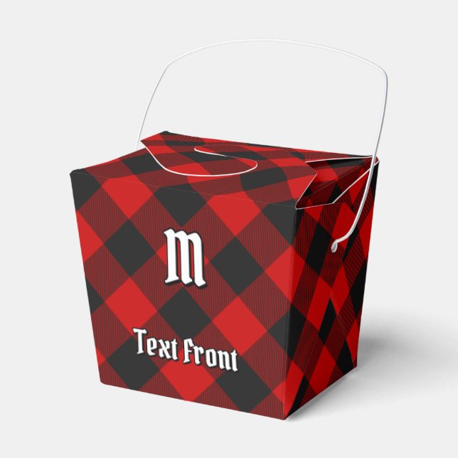 MacGregor Rob Roy Tartan Favor Box (Front Side)