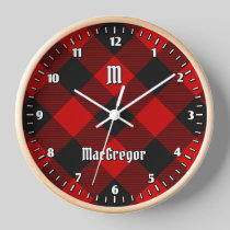 MacGregor Rob Roy Tartan Large Clock
