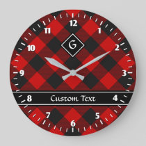 MacGregor Rob Roy Tartan Large Clock