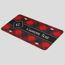 MacGregor Rob Roy Tartan License Plate