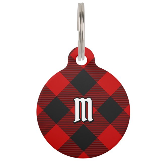 MacGregor Rob Roy Tartan Pet ID Tag (Front)