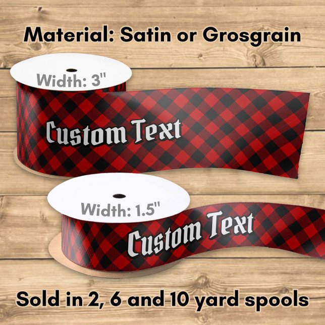 MacGregor Rob Roy Tartan Satin Ribbon (Creator Uploaded)