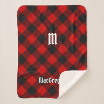 MacGregor Rob Roy Tartan Sherpa Blanket