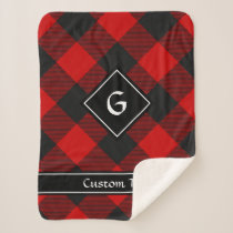 MacGregor Rob Roy Tartan Sherpa Blanket
