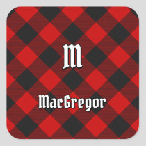 MacGregor Rob Roy Tartan Square Sticker