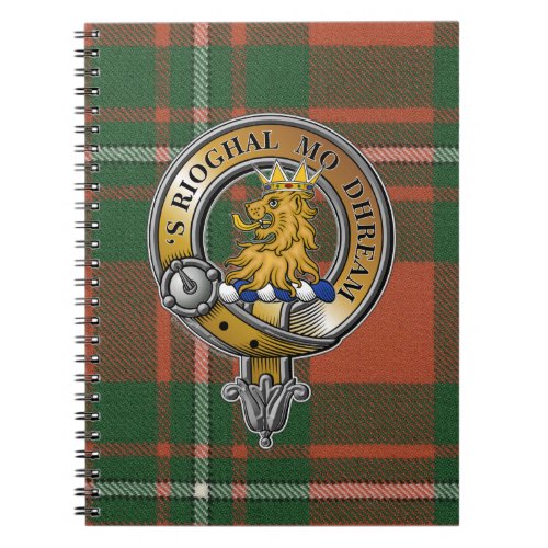 MacGregor Tartan  Badge Notebook