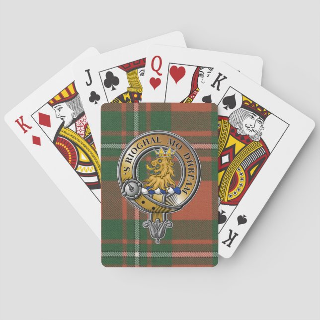 MacGregor Tartan & Badge Poker Cards (Back)