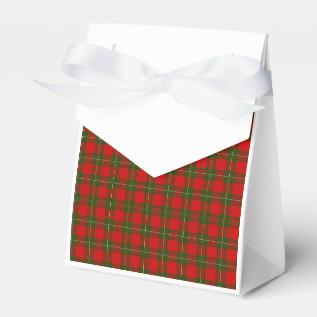 MacGregor Tartan Favor Boxes (Front Side)
