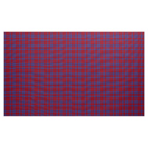 MacGregor Tartan Red and Blue Plaid Fabric