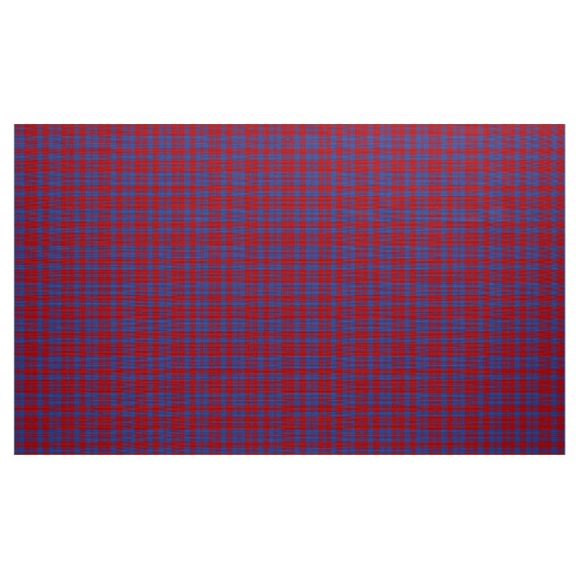MacGregor Tartan Red and Blue Plaid Fabric (Yard)