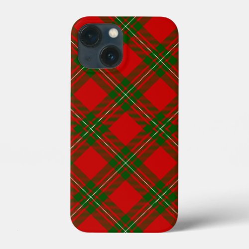 MacGregor tartan red green plaid iPhone 13 Mini Case