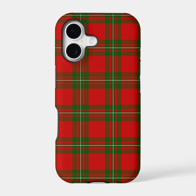 MacGregor tartan red green plaid Case-Mate iPhone Case (Back)