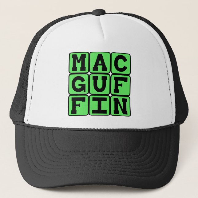 MacGuffin, Literary Fakeout Trucker Hat (Front)