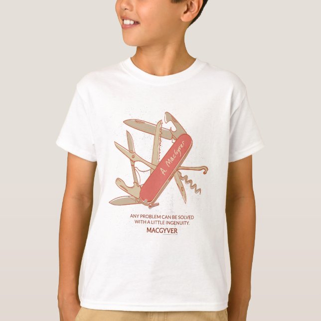 MacGyver Original Series Multi Device T-Shirt (Front)