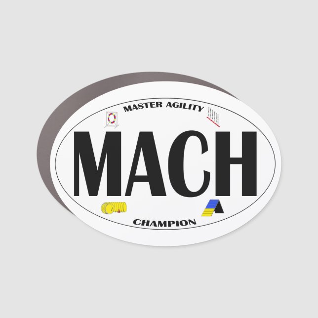 MACH agility design Car Magnet (Front)