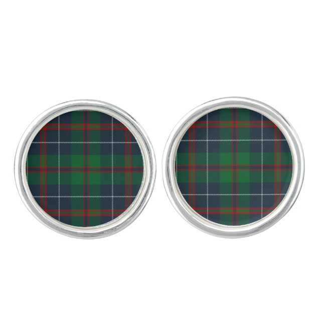 MacHardy Tartan Cufflinks (Front)