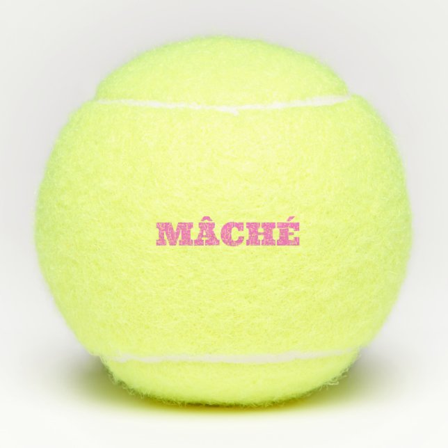 Mache Pink Tennis Balls (Front)