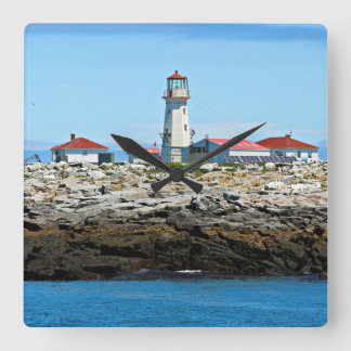 Machias Seal Island Lighthouse Wall Clock