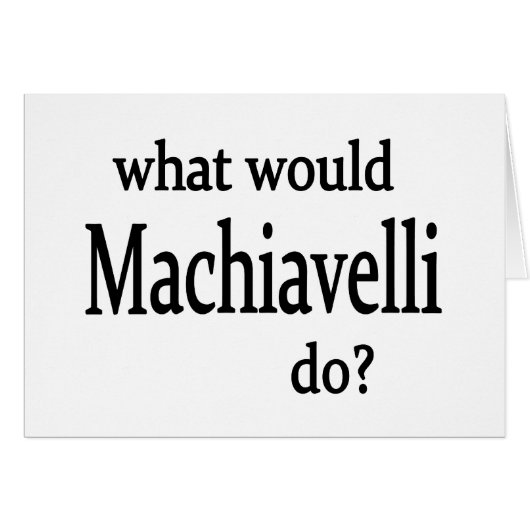 Machiavelli (Front Horizontal)