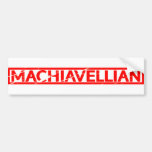 Machiavellian Stamp Bumper Sticker