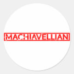 Machiavellian Stamp Classic Round Sticker