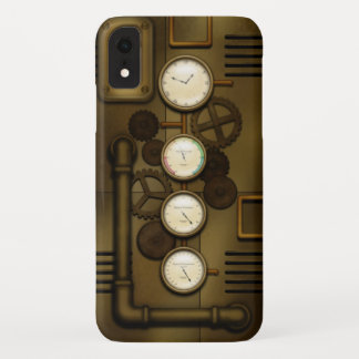Machine Age Steampunk Clockwork Vintage Tech iPhone XR Case