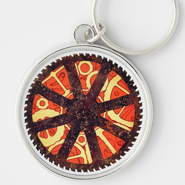 Machine Cog Keychain (Front)