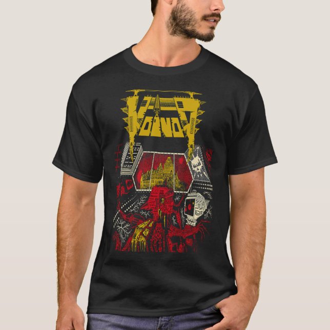 Machine -->> Voivod Trending 1 Classic T-Shi T-Shirt (Front)