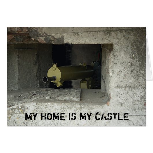 Machine Gun Card (Front Horizontal)