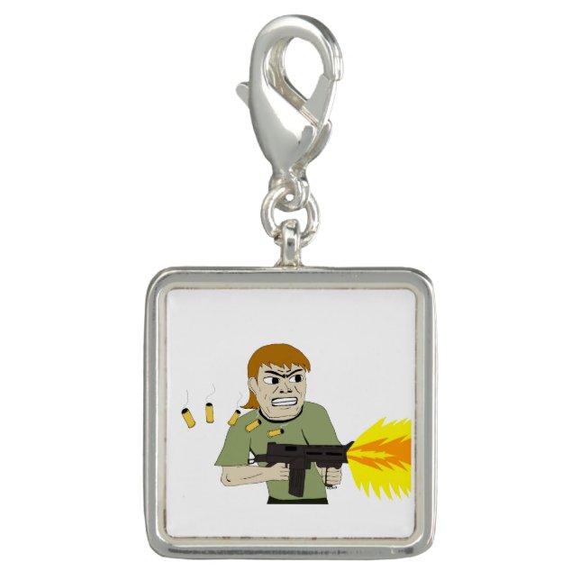 machine gunner charm (Front)