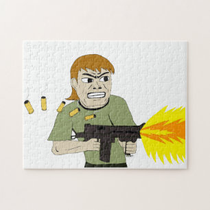 machine gunner jigsaw puzzle