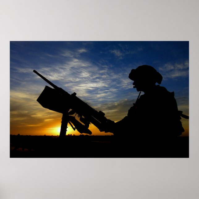 Machine Gunner Poster (Front)