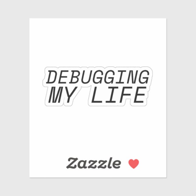 Machine Identity Terminal Minimalist Sticker (Sheet)