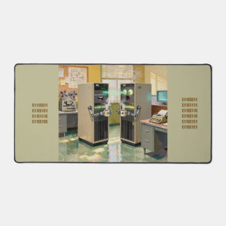 “Machine Language” - Humorous Technology Desk Mat