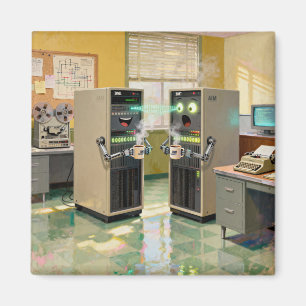 “Machine Language”  -  Humorous Technology         Magnet
