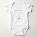 Machine Learning: Support Vector Machine Baby Bodysuit<br><div class="desc">If you are appassionate about Machine Learning and Support Vector Machine,  this can be a nice present for your "little one".</div>