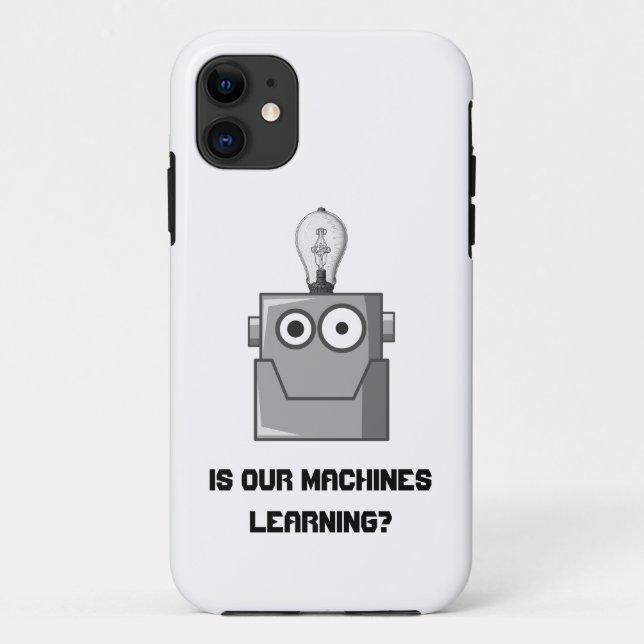 Machine Learning Technology Humor Case-Mate iPhone Case (Back)