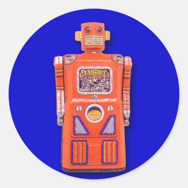 Machine Man Stickers (Sheet of 6) (Front)